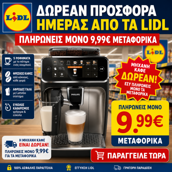 Philips Series 5500 EP5544/90 LatteGo Αυτόματη Μηχανή Καφέ Espresso – 20 Ζεστά & Κρύα Ροφήματα, Σύστημα Γάλακτος LatteGo, Κεραμικός Μύλος, 15 Bar, AquaClean, Grey Chrome