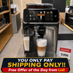 Philips Series 5500 EP5544/90 LatteGo Fully Automatic Espresso Coffee Machine – 20 Hot & Cold Drinks, Bean-to-Cup, Milk Frother, Ceramic Grinder, 15 Bar, AquaClean Filter - Image 6