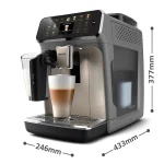Philips Series 5500 EP5544/90 LatteGo Fully Automatic Espresso Coffee Machine – 20 Hot & Cold Drinks, Bean-to-Cup, Milk Frother, Ceramic Grinder, 15 Bar, AquaClean Filter - Image 3